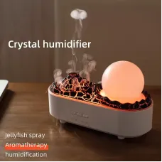 Volcano Humidifier Household Large Fog Desktop Creative Ornaments Bedroom Night Light Home Air Humidifier with Dual Mist Modes