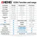 ANENG 628A Multimeter Tester 6000 Count True RMS Digital Rechargeable AC DC Voltage Current Capacitance Resistance NCV Auto-ranging High Definition Screen Adjustable