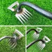 5/6/11 Tines Effortless Gardening Hand Weeder Tool Dual Purpose Manganese Steel Manual Weed Puller with Extended Handle Versatile Uprooting for Weed Removal Efficient Vegetable Planting Landscaping