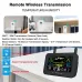Weather Stations Wireless Indoor Outdoor Thermometers LCD Color Display Temperature Humidity Monitor with Outdoor Sensor Weather Thermometer Forecast Station with Clock / Adjustable Backlight / Forecast / Data / Air Pressure and Alarm Alert