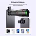 Outdoor 25X High-Definition Telephoto Lens Mobile Phone External Universal Photo Camera Telescope Lens Easy To Use