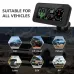 Car Head Up Display Digital Speed Slope Meter Inclinometer With GPS Speedometer Compass Real Time Measurement