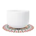 US Direct 432Hz CVNC 8" A/B/C/D/F/G Note Frosted Crystal Singing Bowl Sound Healing Yoga
