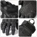 XANEMen's Hard Shell Protective Touchscreen Tactical Gloves Anti-Slip Palm Nylon Blend Breathable Hiking Trekking Outdoor Sports Summer Winter Adjustable Closure Rugged Knuckle Protection