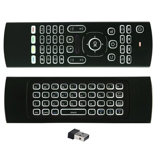 MX3 2.4G Voice Air Mouse with Backlight Wireless Mini Keyboard Remote Control Infrared Learning for Android TV Box PC Gamer Controller