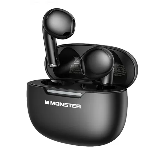MONSTER N-Lite 208 TWS Earbuds Wireless bluetooth 5.4 Earphone 13mm Driver AAC Audio ENC Call Noise Cancelling 30H Playback Low Game Delay Semi-in-ear Sports Headphones