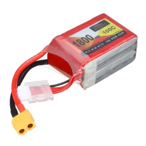 ZOP Power 14.8V 1800mAh 100C 4S LiPo Battery XT60 Plug for RC Drone