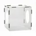 Clear Acrylic Grinding Dust Box Transparent Design 200x200x200mm 200x180x300mm Easy Assembly Polishing Buffing Engraving Dust Proof