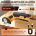 Cordless Electric Scissors Brushless Motor 3.6V Lithium-Ion Battery 2000mAh Tungsten Steel Blade Ultra-Quiet Design for Cutting Fabric Leather Carpet Cardboard USB Rechargeable
