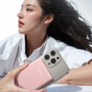 Teclast A100 Pro PD20W 10000mAh Magnetic Wireless Power Bank with LCD Display External Battery Power Supply with 1 Input & 2 Ouputs Support PD3.0 QC3.0 FCP Fast Charging for iPhone 16 16 Pro 15 14 13 Pro Max for HUAWEI for SAMSUNG for OPPO