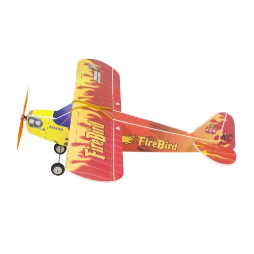 Dancing Wings Hobby E31 J3 FireBird 600mm Wingspan PP Foam RC Airplane Fixed Wing Aircraft KIT / KIT+Power Combo