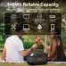 USA Direct FlashFish P56 Power Station 330W 81000mAh/3.7V Solar Power Generator Outdoor Power Supply Lifepo4 Battery for Home Outdoor