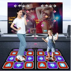 XiaoBaWang A20 TV Game Console AR Motion Sensor 2.4G Wireless Controller HD Connection Built-in 500 FC Games Dance Mat Family Fitness Home Entertainment System