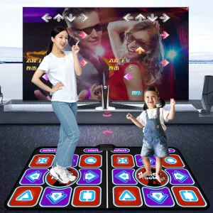 XiaoBaWang A20 TV Game Console AR Motion Sensor 2.4G Wireless Controller HD Connection Built-in 500 FC Games Dance Mat Family Fitness Home Entertainment System