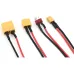 T/XT30/XT60/XT90 to 4.0mm Banana Plug Charging Cable Silicone Wire 14AWG for Lipo Battery