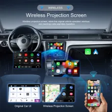 Wired to Wireless CarPlay Android Auto 2in1 Mini Adapter 5GHz WiFi5 Suitable for Original Wired Carplay/Auto Cars