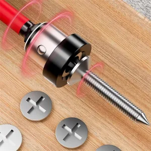 Magnetic Locating Screwdriver Bits S2 Steel 5x1.5cm Hexagonal Handle for Drill Cordless Tool Plasterboard Gypsum Board Screw Installation