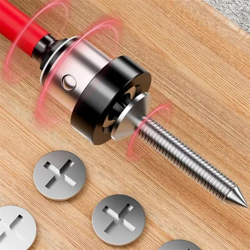 Magnetic Locating Screwdriver Bits S2 Steel 5x1.5cm Hexagonal Handle for Drill Cordless Tool Plasterboard Gypsum Board Screw Installation