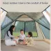 Xmund 3-4 Person Portable Fully Automatic Quick Opening Tent Outdoor Camping Thickening Foldable Tent Beach Park Folding Oxford Waterproof Tent