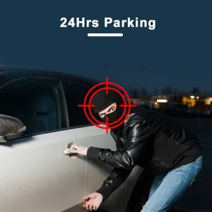 170 HD Dash Cam Dual Lens Smartphone 2K+1080P WiFi  Front and Rear Recording  Parking Monitor