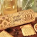 Wooden Embossed Rolling Pin Nativity Pattern Xmas Christmas Wooden Engraved Embossing Rolling Pin with 9 Different Scene for Baking Embossed Cookies