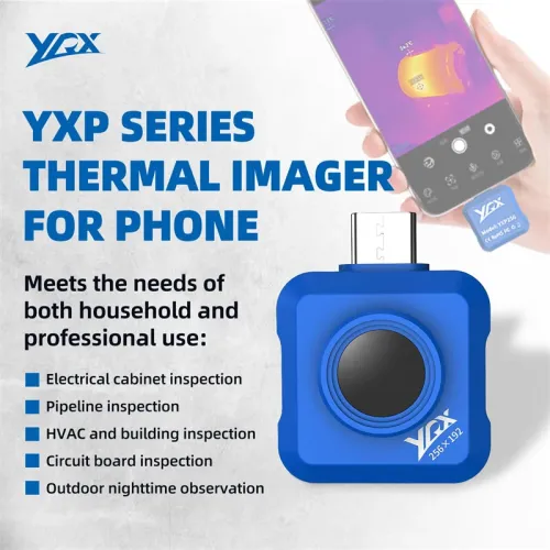160120 Thermal Camera for Android Infrared Thermal Imager Repair Thermographic Camera with High/Low Temperature Tracking