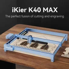 iKier K40 Max 48W Laser Engraver Laser Engraving Machine 48W/24W Switchable Power 850*800mm Large Area Auto Focas