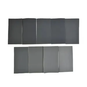 60pcs Silicon Carbide Sandpaper Sheets Wet and Dry Sanding 15 Grit Levels Professional Polishing Wood Metal Automotive