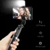 Q02S bluetooth Selfie Stick with Fill Light  Longer Length  Universal Phone Holder for Live Streaming