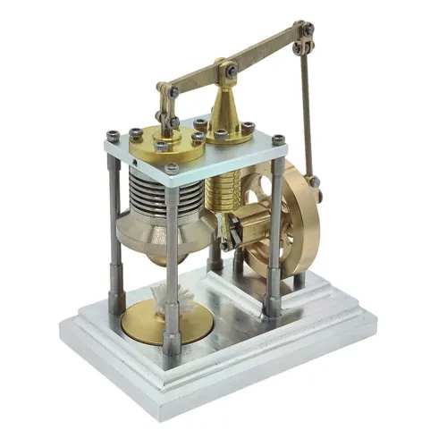 OKMO J06D World's Smallest Vertical String Engine Model Smallest Scale Science Discovery Toys