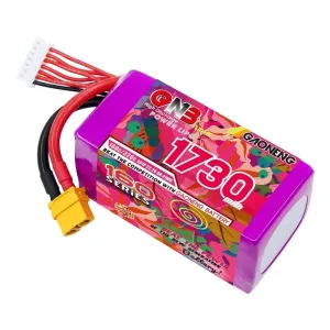 GAONENG GNB HV 22.2V 1730mAh 6S 160C LiPo Battery XT60 Plug for GEPRC MARK5 Nazgul5 Evoque F5D/F5X/F6X/F6D FPV Racing Drone