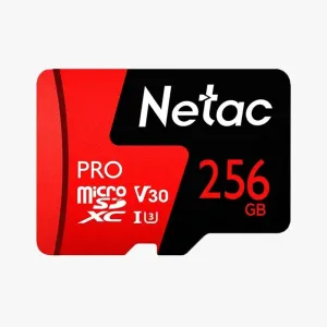 Netac P500 TF Memory Card 64GB 128GB 256GB U3 V30 Class 10 High Speed Micro SD Card for Phone Camera Driving Recorde