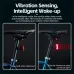 ROCKBROBL-S1 Smart Brake Sensor Bicycle Taillight 400 mAH Type-Charging IPX7 Waterproof Aluminum Bike Rear Light for Night Road Warning Riding