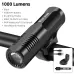 WESBIKING 1000LM Bicycle Headlight 8 Lighting Modes Aluminium 4500mAh Power Bank Type-Rechargeable Waterproof Flashlight for MTB Road Cycling