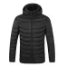 2 Zone Electric Heated Jacket Winter Intelligent USB Rechargeable Heating Cotton Coat Motorcycle Winter Smart Jacket