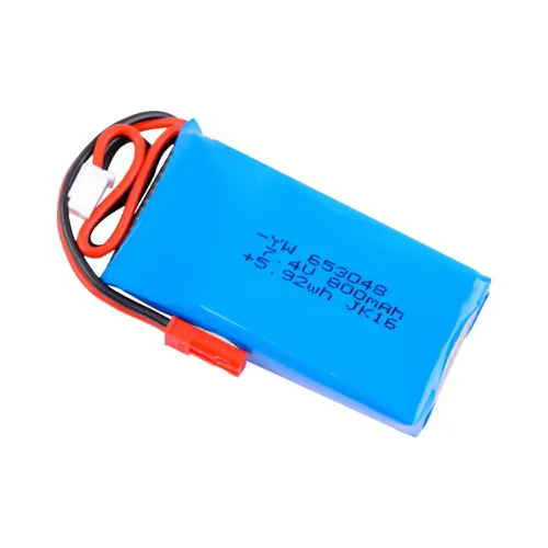 7.4V 800mAh 20C 2S Lipo Battery JST Plug for RadioLink A560 SU27 D460 RC Airplane Fixed-wing Models