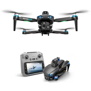 PJC RG709 PRO GPS 5G WiFi FPV with 4.5inch LCD Screen Controller 1080P HD Dual Camera Servo Gimbal 360 Obstacle Avoidance Brushless Foldable RC Drone Quadcopter RTF