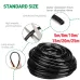 Adjustable Water Misting Cooling Irrigation System Kit Tubing Hose 5M/8M/10M/15M/20M/25M with Mist Nozzle Sprinkler