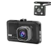 3.0 Inch HD 1080P Dash Cam Recording Video Driving Recorder Reversing Image Parking Monitoring Motion Detection Loop Recording