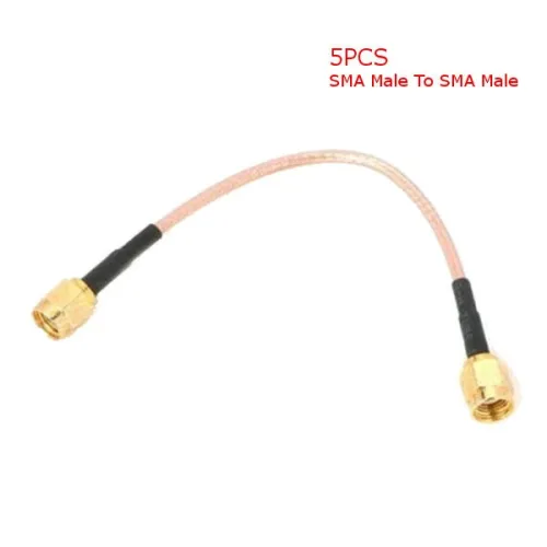 5pcs SMA Male To SMA Male Pigtail Adapter Extended Cable
