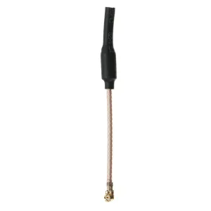 10pcs HGLRC 90mm (9cm) 5.8G FPV Antenna  2dBi, U.FL/IPEX/IPX, Omni-Directional Linear Brass, RG178 Cable for RC Drones