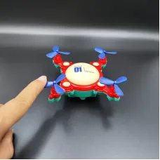 2022-6A Thewind Friction Pwered Drone Inertial Stunts Interactive Educational Toy with Moving Fans Propel Gliding