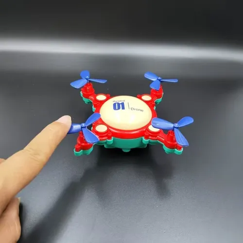 2022-6A Thewind Friction Pwered Drone Inertial Stunts Interactive Educational Toy with Moving Fans Propel Gliding