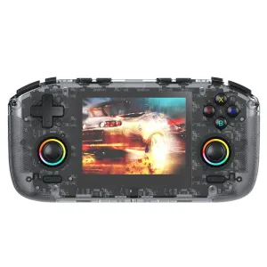 No Card RK35H 3.5-inch IPS Screen Handheld Game Console RK3326 Quad-Core WiFi Multiplayer 3D Joystick Game Player 4000mAh Battery Built-in Dual Horns Open Systems