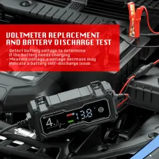 Corebox 12V 4A Intelligent Repair Charger Start-Stop Motorcycle Protector Battery Charger for Lead-acid Battery