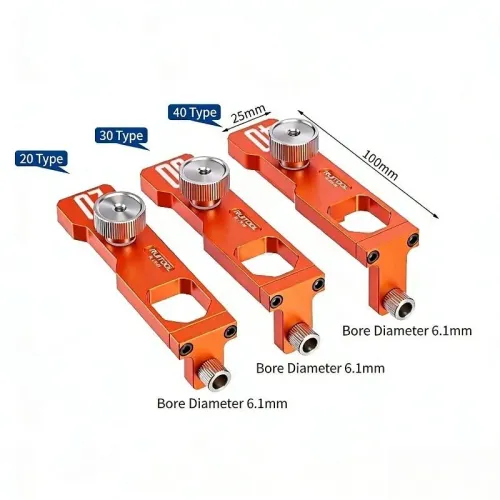 Drilling Jig for 20 30 40 Series Aluminum Profiles Quick Positioning Tapping Locator 6061 Anodized Alloy