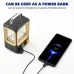 IPRee Outdoor Camping Lantern, USB Soalr Rechargeable Flashlight Portable Work Light Tent Light Featuring Stepless Dimming, Battery Level Display, And Power Output Function, Suitable for Outdoor Activities, Repairs, Work, Night Fishing