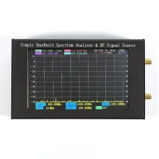 ZQ6 Handheld Spectrum Analyzer with Tracking & Signal Source Wide Range 35MHz-6000MHz Advanced Touch Screen Control