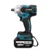 BLMIATKO 388VF 2 In 1 Brushless Impact Wrench 4 Speed Cordless Electric Screwdriver W/ Battery & Plastic Tool box