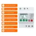 Tuya Smart Leakage Circuit Breaker WIFI Energy Meter Kwh Metering Switch Timer with Voltage Current and Leakage Protection APP Control